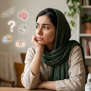 علت جوش زدن صورت